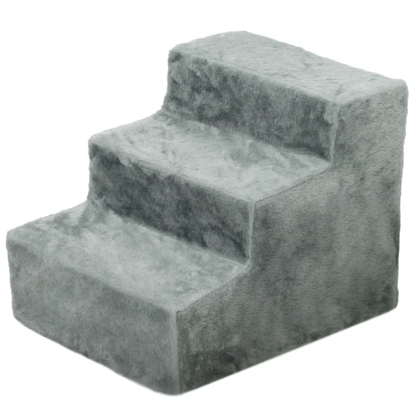 Šunų laiptai PawHut 46x35x35cm., pilkos spalvos