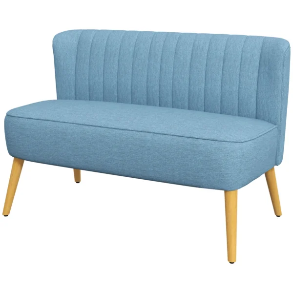 jN434d19493d7a644.webp Sofa Homcom 117x56,5x77cm., mėlynos/šviesiai rudos spalvos