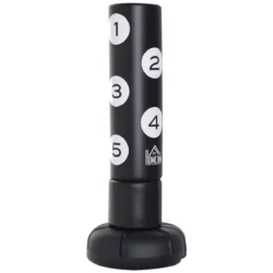 Bokso kriaušė Homcom 70x70x176cm., juodos/baltos spalvos