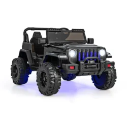 Vaikiškas elektrinis automobilis 129x69x72cm., juodos spalvos