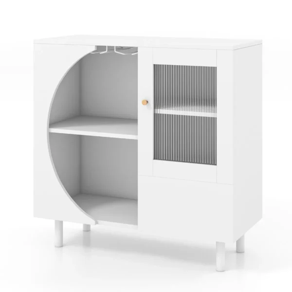 Bufetas 80x30x80cm., baltos spalvos