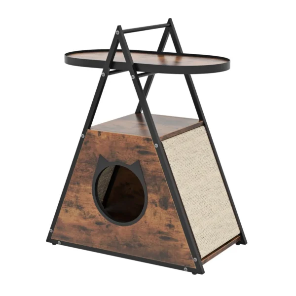 Draskyklė namelis 60x33x76cm., rudos spalvos