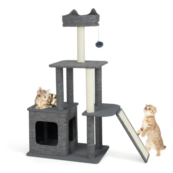 Draskyklė namelis 95x40x117cm., tamsiai pilkos spalvos