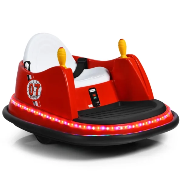 Vaikiškas elektrinis automobilis 57x75x42cm., raudonos/juodos spalvos