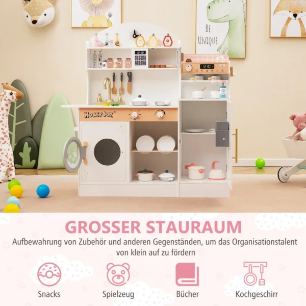 Vaikų virtuvė 106x30x105cm., įvairių spalvų