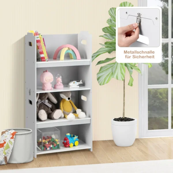 Vaikiškas stalas su kėdėmis, pilkos/baltos spalvos