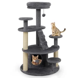 Draskyklė namelis 58,5x101cm., tamsiai pilkos/smėlio spalvos