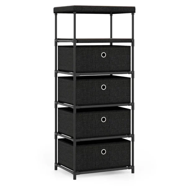 Komoda 40x30x99,5cm., juodos spalvos