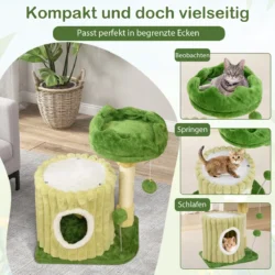 Draskyklė namelis 42x30x54cm., žalios spalvos