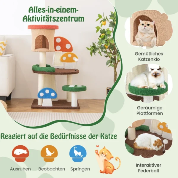 kratzbaum-katzenbaum-pv10124cl_3_.webp Draskyklė namelis 59x48x102cm., įvairių spalvų