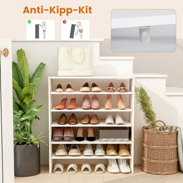 lagerregal-schuhregal-12348_3_.webp Batų lentyna 78x30x89cm., baltos spalvos