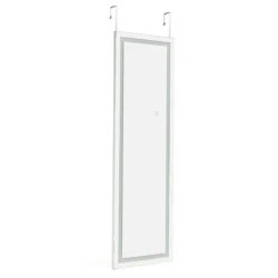 Led sieninis veidrodis 37x120x2cm., baltos spalvos