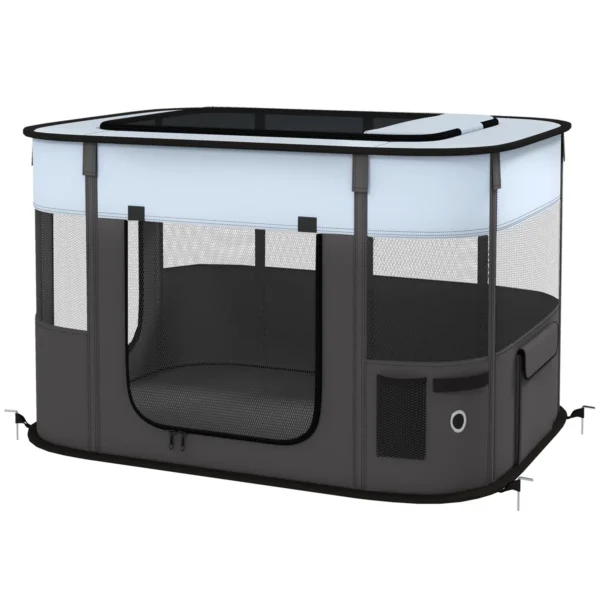 Narvas šuniui PawHut 94x74x60cm., tamsiai pilkos spalvos