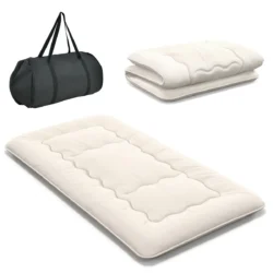 Japoniškas futonas 90x200cm., smėlio spalvos