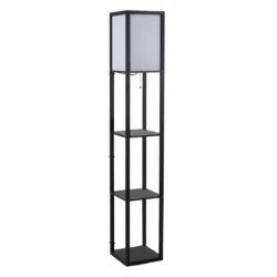 Toršeras Homcom 26x26x160cm., juodos/baltos spalvos