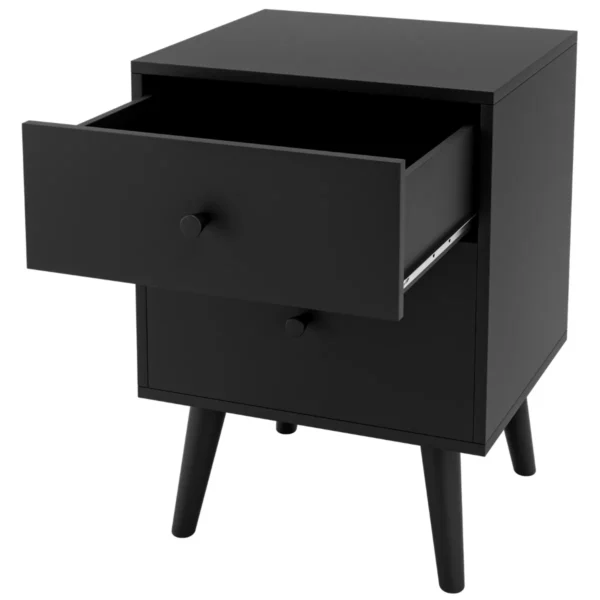 Naktinis staliukas 45x40x62cm., juodos spalvos