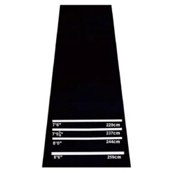 Smiginio kilimėlis Homcom 300x61x0,3cm., juodos/baltos spalvos