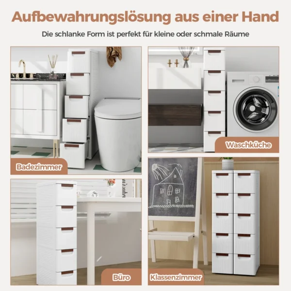 Vonios spintelė 42x19x91cm., baltos spalvos