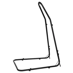 Pakabinamo krėslo stovas 133,5x117x235cm., juodos spalvos