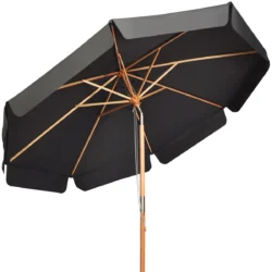 Lauko skėtis 30x253cm., juodos/rudos spalvos