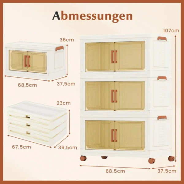 Knygų spintelė 68,5x37,5x107cm., baltos/rudos spalvos