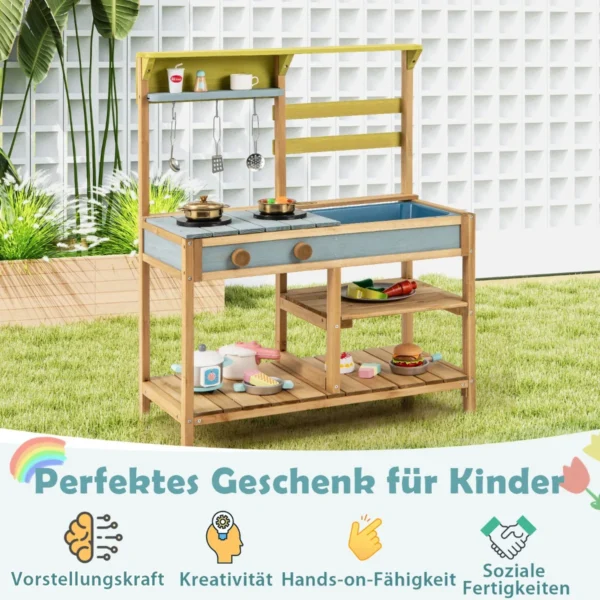 Vaikų virtuvė 75x36x92cm., įvairių spalvų