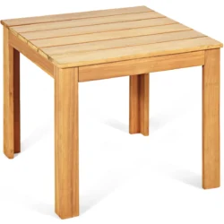 Lauko stalas 45x45x40,5cm., šviesiai rudos spalvos