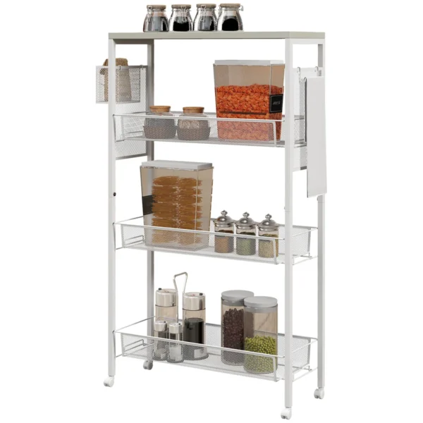 qeIb371948bbed7be.webp Virtuvės vežimėlis Homcom 58x18,5x87cm., baltos spalvos