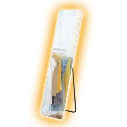 Pastatomas LED veidrodis Homcom 40x38x150cm., juodos spalvos