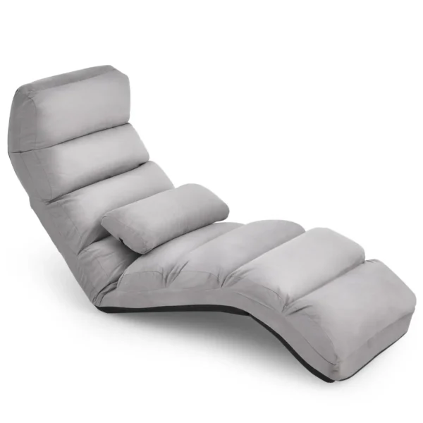 Grindų fotelis 175x55x20cm., pilkos spalvos