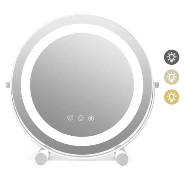 Makiažo veidrodis 33x10x31cm., baltos spalvos