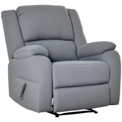 Fotelis su pakoju Homcom 87x96x98cm., pilkos spalvos 