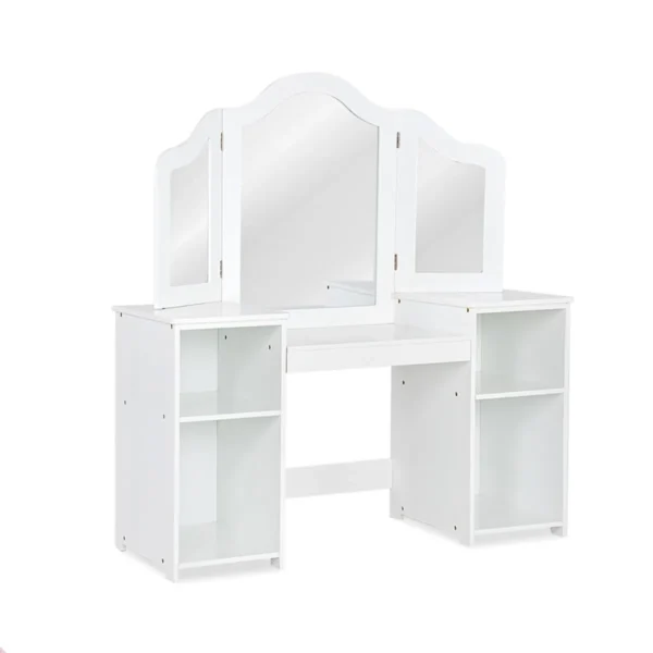 Vaikiškas tualetinis staliukas 107x40x117cm., baltos spalvos