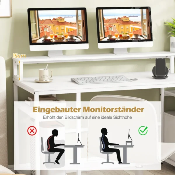 schreibtisch-aktenschrank-cb10525wh_3_.webp Rašomasis stalas 168x60x89cm., baltos spalvos