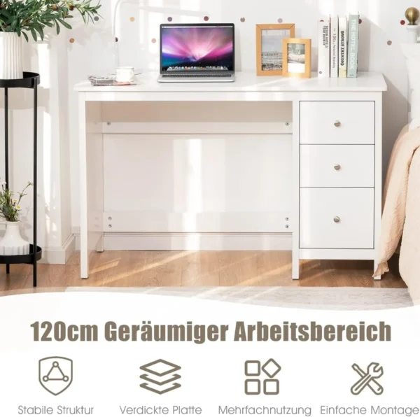 schreibtisch-cb10414wh_3_.webp Rašomasis stalas 120x50x75cm., baltos spalvos