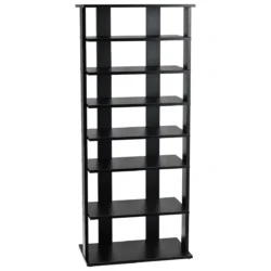 Batų lentyna 47x25,5x110cm., juodos spalvos