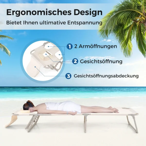 Gultas 190x56x32cm., smėlio spalvos