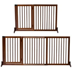 Saugos varteliai šunims PawHut 166x36x71cm., rudos spalvos