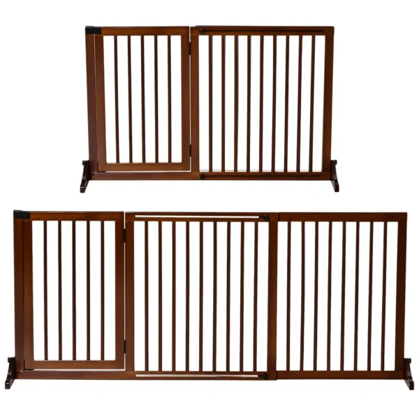 Saugos varteliai šunims PawHut 166x36x71cm., rudos spalvos