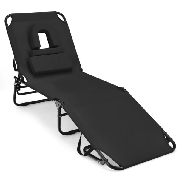 Gultas 63x142x92cm., juodos spalvos