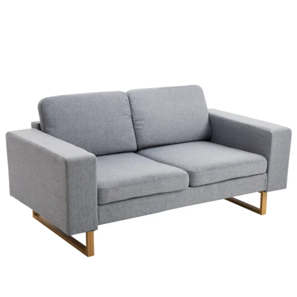 tYK98a1838164ad3e.webp Sofa Homcom 160x82x72cm., pilkos spalvos