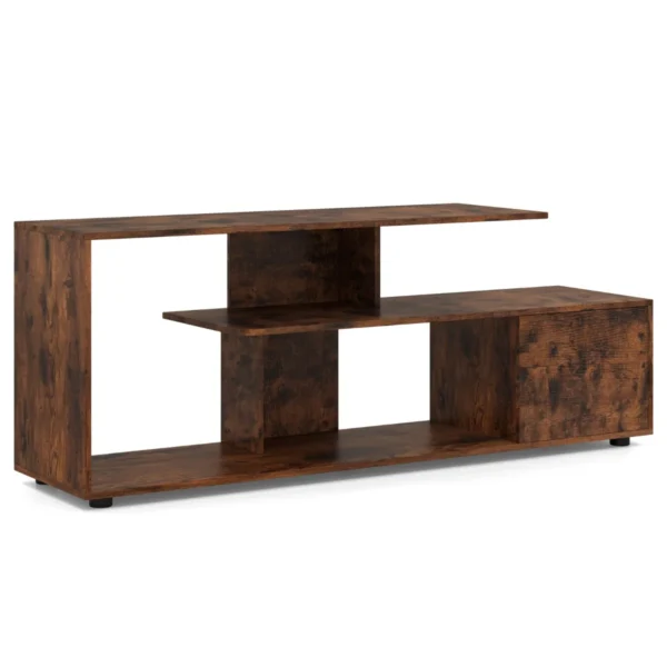 TV staliukas 152x38x58,5cm., rudos spalvos