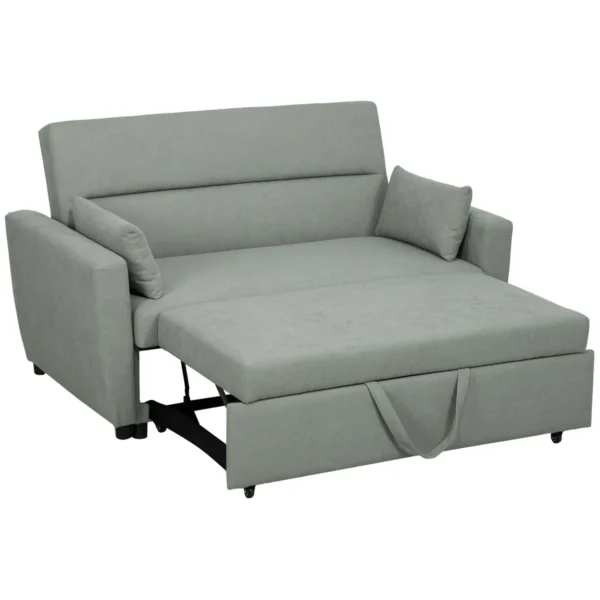 Sofa-lova Homcom 155x90x88,5cm., pilkos spalvos