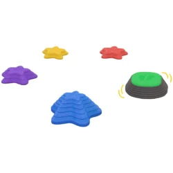 Rinkinys iš 5 balansavimo akmenų vaikams Zonekiz, įvairių spalvų