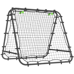 Futbolo vartai Homcom 100x95x90cm., juodos spalvos