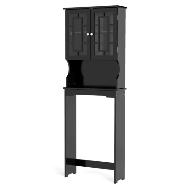 Vonios spintelė 60x21,5x170,5cm., juodos spalvos