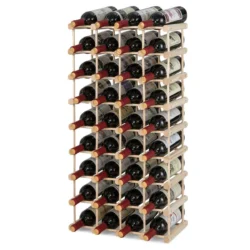 Vyno lentyna 44,5x24x86cm., šviesiai rudos spalvos