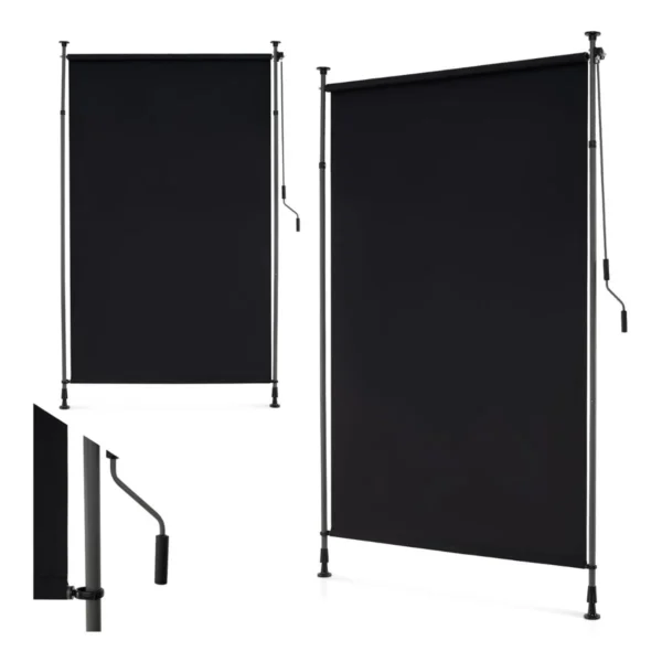 Vertikali markizė 150x310cm., juodos spalvos