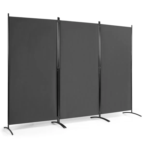 Širma 260x183cm., tamsiai pilkos/juodos spalvos
