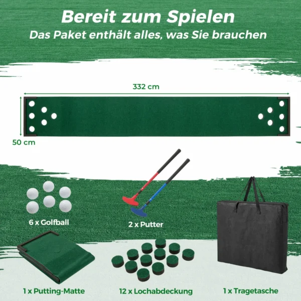 332cmgolfputtingmattemit2verstellbarenputtern6bllen12lochabdeckungentragbaregolfmatte_image_3.webp